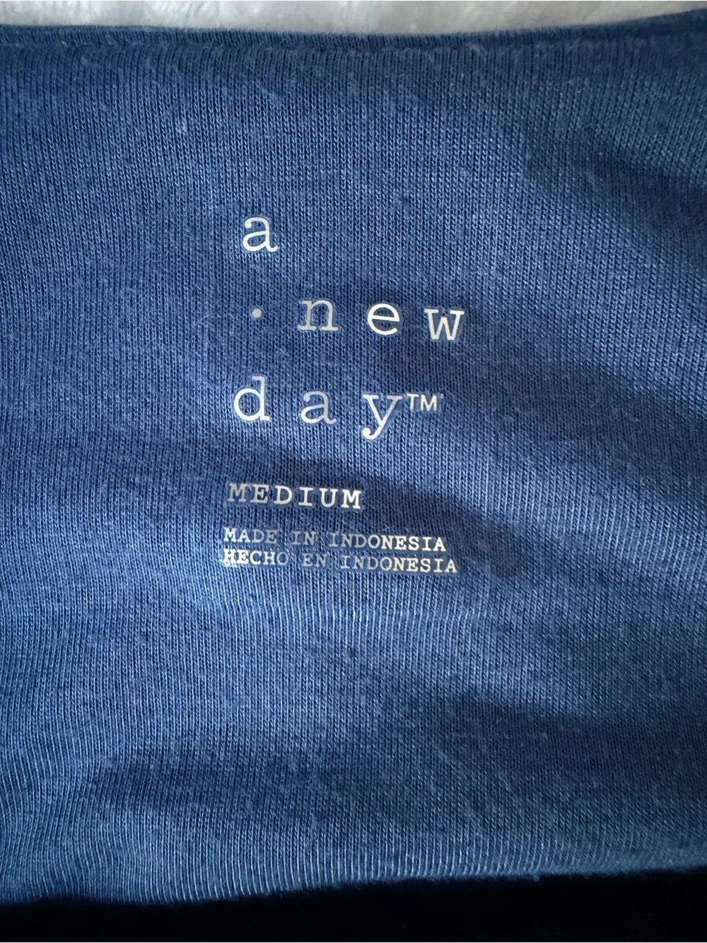 a new day V‑Neck Sleeveless Shell Top - Navy - Picture 4 of 4